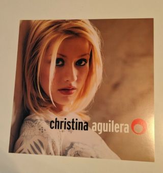 Christina Aguilera Debut Lp - 1999 Promo 12 " X12 " Flat Poster - Never Displayed
