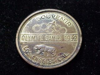 1932 Los Angeles,  Ca Olympic Games,  Us Battle Fleet Unl So - Called Dollar Medal