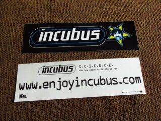 Incubus,  S.  C.  I.  E.  N.  C.  E.  ; Pr Bumper Stickers (2)