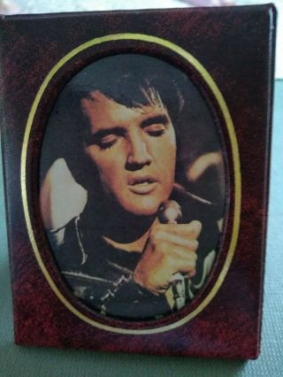 TWO Photo frames with pictures of ELVIS size 4 