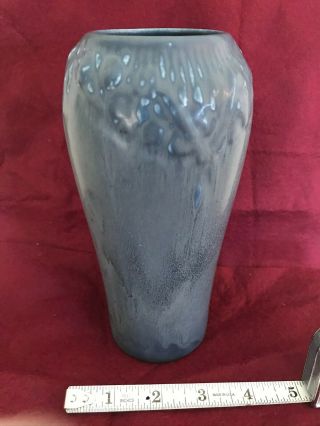 Blue Rookwood Arts & Craft Vase 1919 Pattern 2210 Art Nouveau.  -