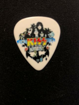 1st Kiss Kruise Guitar Pick 2011 Rock N Roll Band Paul Stanley Signed Rare Star