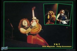 Y & T Poster Live On Stage Collage Hot Rare And 2