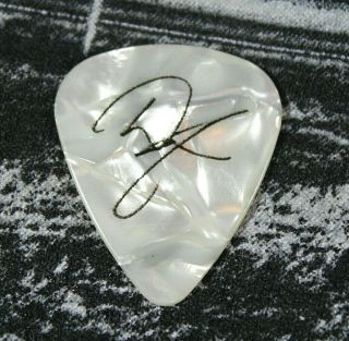 TWISTED SISTER // Dee Snider Concert Tour Guitar Pick // White Pearl/Black 2