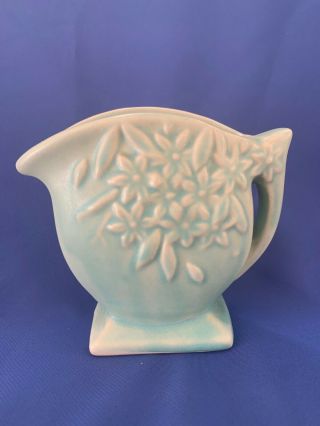 1930s 1940s Mccoy Pottery Miniature Green Flower Vase Holder