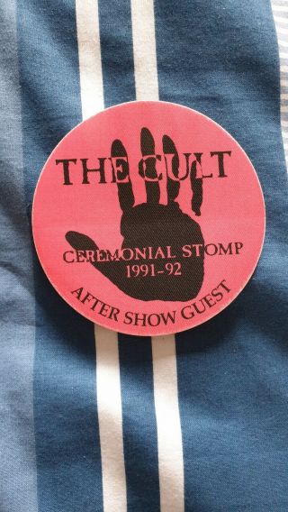 The Cult - Ceremonial Stomp Tour Pass Sticker - After Show Guest