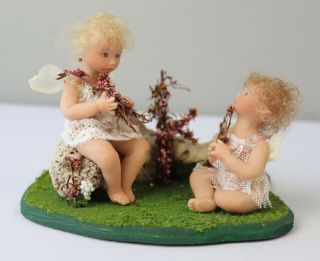 Ooak Miniature Dolls Maryanne Oldenburg Fairies The Gatherers
