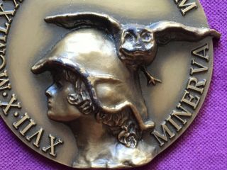 antique rare bronze Medal of Tubilustrium Minerva 2
