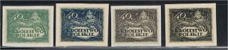 Poland (1916 - 18) - Proposed Stamp For The Kingdom Of Poland (3) - Mngai Xf