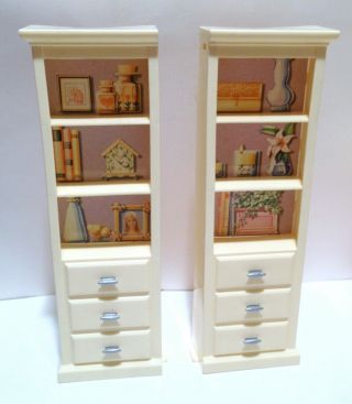 Barbie Doll Size My Scene Dream House Bookcase W/ Shelves 2 Units