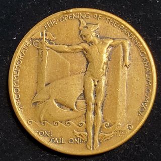 1915 Panama Pacific Exposition Bronze So Called Dollar Hk 400 Scd Medal Pan Pac