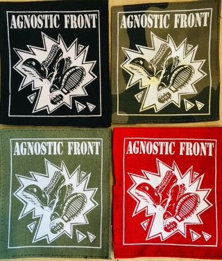 Agnostic Front (287) Patch Metal Punk Rock Hard Core Skinhead