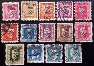 Sudetenland Wwii,  German Occup.  Lot (reichemberg)