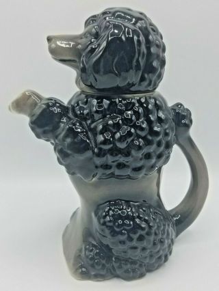 Vintage Erphila Black Poodle Teapot,  Germany
