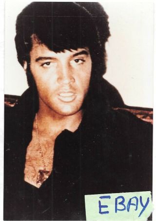 Rare Elvis Photo Old Kodak Candid 1970 