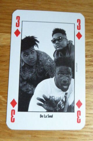 De La Soul Nme Musical Express Playing Card 1991