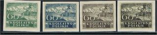 Poland (1916 - 18) - Proposed Stamp For The Kingdom Of Poland (2) - Mngai Xf