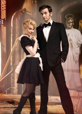 Kylie Minogue & David Tennant Unsigned 10 " X 8 " Photo - Z699 - Doctor Who