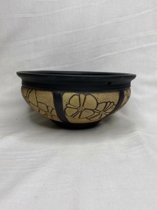 1910 Weller Pottery Claywood Hanging Basket Flower Pot
