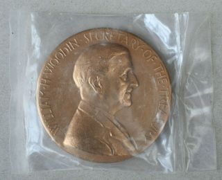 William H.  Woodin (secretary Of The Treasury) 1933 Bronze Medal