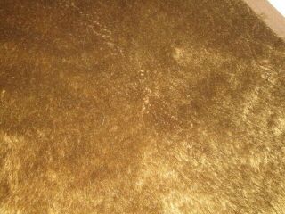 1/2 Yard Brown Intercal Trading Mohair Medium Density 1/2 Inch Plush Fur