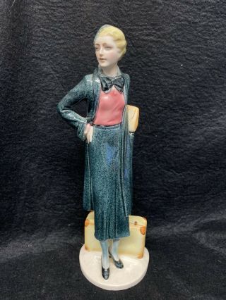 Erphila German Figurine Of Lady Art Deco Number 179
