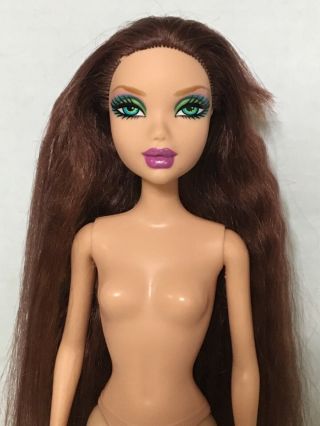 Barbie My Scene Tropical Juicy Bling Chelsea Doll Long Highlighted Auburn Hair