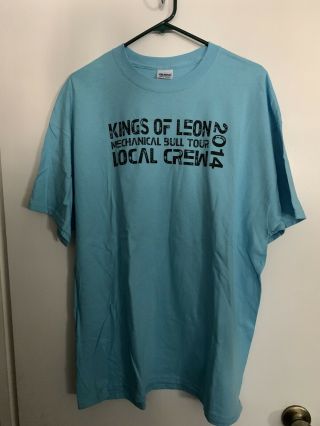 Kings Of Leon - Concert Local Crew T Shirt (xl) 2014 Mechanical Bull Tour