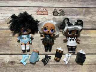 Lol Surprise Dolls Set Of 3 Big Sis Hairgoals Miss Jive Yang Qt Witchay Witchy