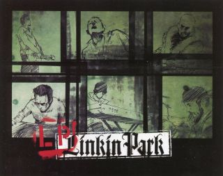 Linkin Park 2004 Meteora Promo Sticker Card Projekt Revolution