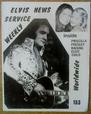 Elvis Presley - Worldwide Elvis News Service Weekly 153 (02/06/74 - Rex Martin)