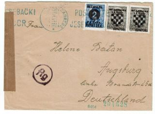 Croatia Ndh 1941 Cover To Germany With Short - Lived Letter Rate
