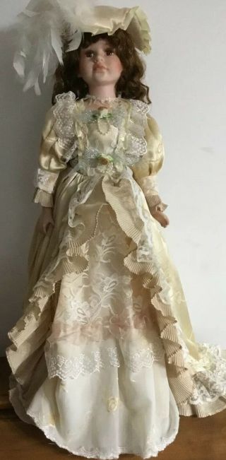 Ashley Belle Rare Collectible Porcelain Doll 27 “