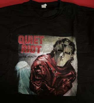 Quiet Riot Tee Shirt Metal Health Licensed Xl Tultex Unworn Cotton