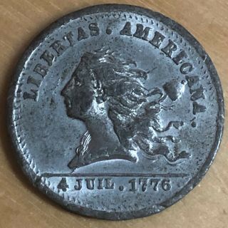 1876 Libertas Americana Merchant Token; Cragin Philadelphia Pa; Pa - Ph 883 (jy89