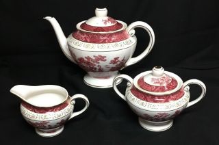 Vintage Double Phoenix Porcelain Tea Set From Nikko Japan 2