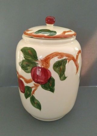 Vintage Franciscan Ware Apple Cookie Jar