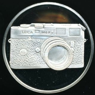 OSKAR BARNACK Sterling Silver Medallion 1879 - 1936 LEICA Camera Inventor Limited 2