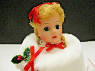 Vintage Madame Alexander Cissette Doll White Christmas Tagged Dress Box