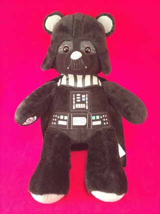 Build A Bear Star Wars Darth Vader Plush 18 " Black Teddy Bear Jedi