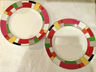 2 Kate Spade Gramercy Park Irving Place By Lenox Dinner Plates 11”