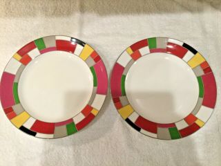2 Kate Spade Gramercy Park Irving Place By Lenox Dinner Plates 11” 3