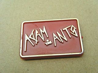 Adam & The Ants Plastic Badge - Vintage 1980 