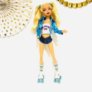 My Scene Kennedy Barbie Doll Roller Skating Girl In Adorable Outfit