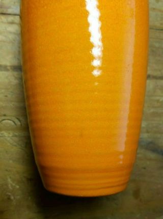 Vintage Royal Haeger Tall Vase Orange Art Pottery Mid Century 13 