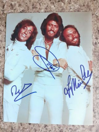 Bee Gees Pre Signed 8 " X 10 " Photograph