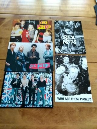 Sid Vicious Sex Pistols Postcards X6
