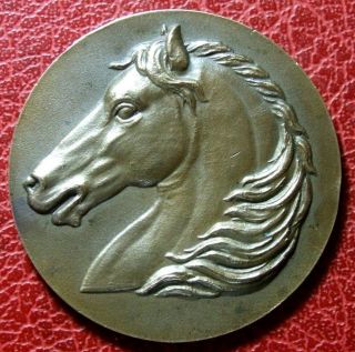 Art Nouveau Hippiques Equestrian Horse 1960 Medal