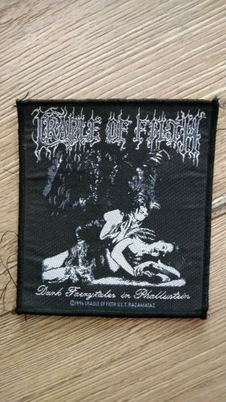 Cradle Of Filth Dark Faerytales 1996 Patch - Paradise Lost Amorphis Opeth