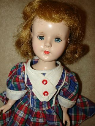 Vintage American Character 15 " Sweet Sue Hard Plastic Doll,  Cute Outfit